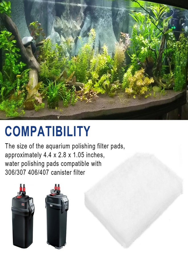 HCLSY 12 Pack Water Polishing Pads Fit for 306/307 406/407 Canister Filter Media Aquarium Filter Pad, A244A1 Mechanical Filter Media for Aquariums Compatible with Fluval Quick-Clear - Image 5